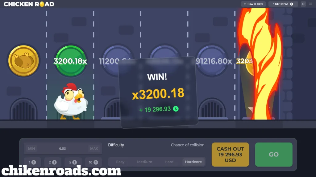 Chicken Road gameplay photo